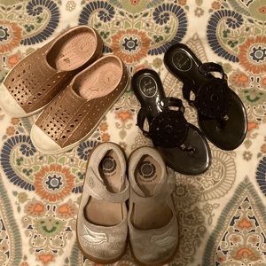 Lot of size 11 girls shoes Native-Jack Rogers-Livie and Luca